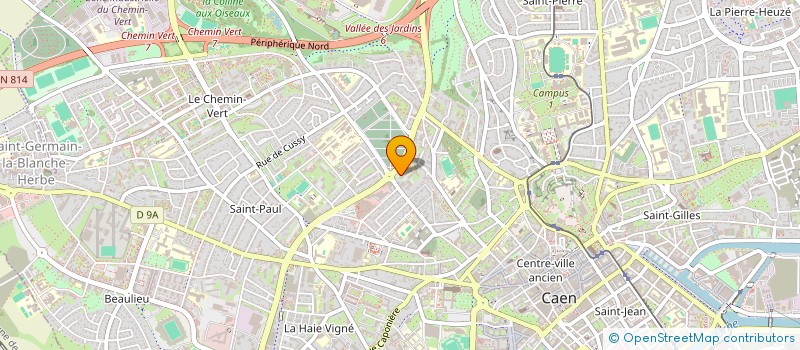 localisation de l'entreprise L'ENTREPRISE SOLIDAIRE à CAEN