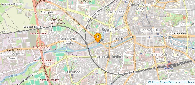 localisation de l'entreprise L'ENTRETEMPS à RENNES