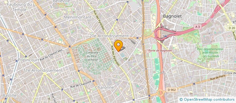 localisation de l'entreprise L'ENVERS DE L'ART  PARIS