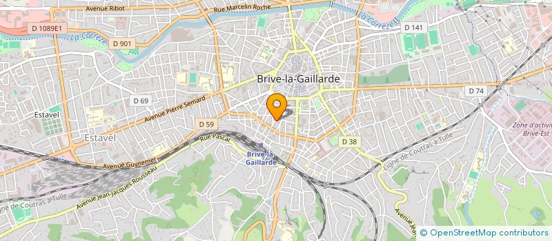 localisation de l'entreprise L'ENVERS DU DECOR à LIMOGES