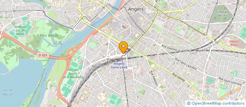 localisation de l'entreprise L'ENVERS DU PIXEL  ANGERS