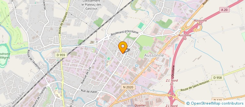 localisation de l'entreprise L'ENVID'GRENIER  MONTAUBAN