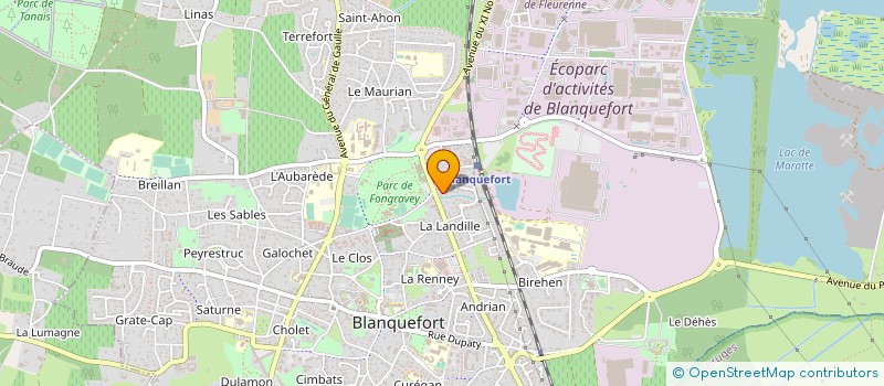localisation de l'entreprise L ENVIE à BLANQUEFORT