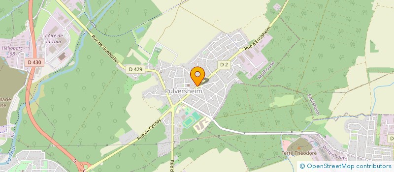 localisation de l'entreprise L'ENVIE  PULVERSHEIM