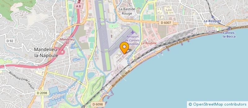 localisation de l'entreprise L'ENVIE D'AILLEURS à CANNES