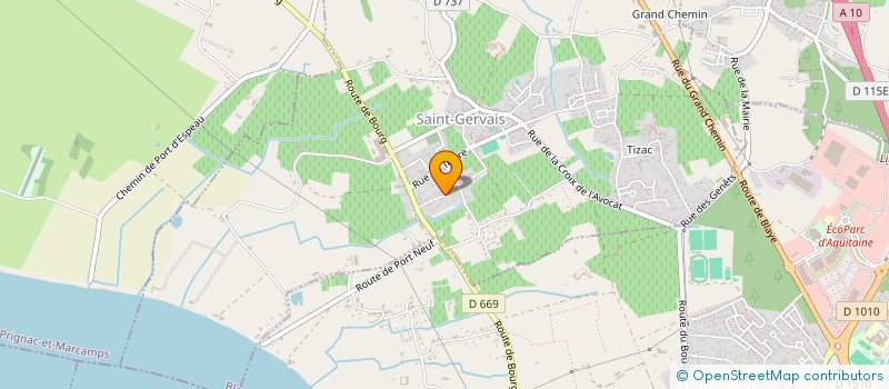 localisation de l'entreprise L'ENVIE D'EVENEMENTS  SAINT-GERVAIS