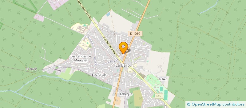 localisation de l'entreprise L'ENVIE D'HAIR  LE BARP