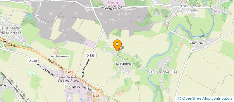 localisation de l'entreprise L'ENVIE DE BURGER  VAUX-SUR-SEULLES