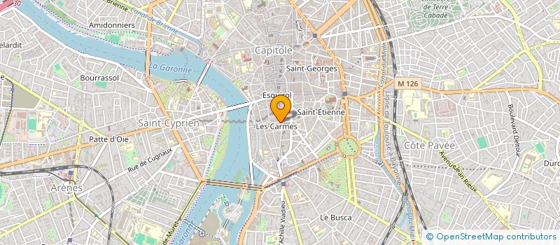 localisation de l'entreprise L'ENVIE DES CARMES  TOULOUSE