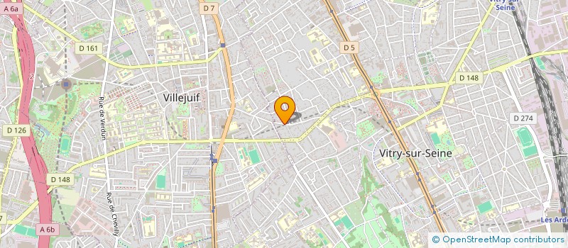localisation de l'entreprise L'ENVOL à VITRY-SUR-SEINE