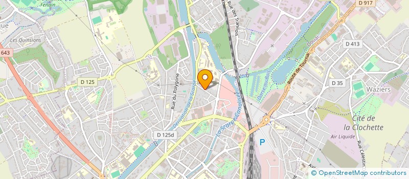 localisation de l'entreprise L'ENVOL à DOUAI