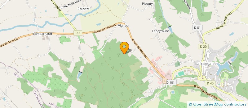 localisation de l'entreprise L'ENVOL  MONTAUBAN