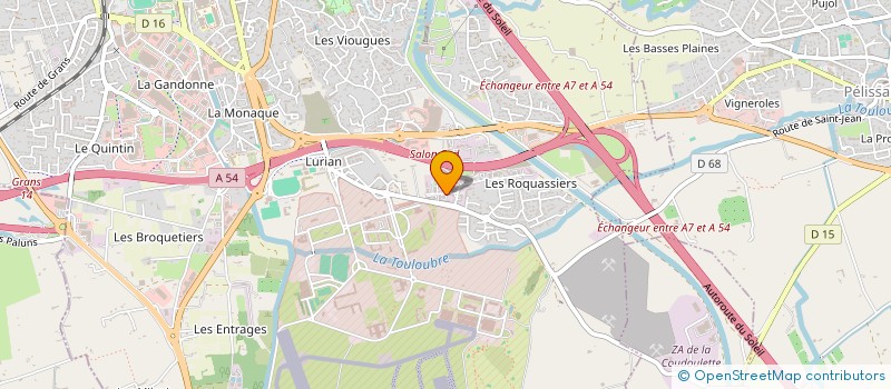 localisation de l'entreprise L'ENVOL  SALON-DE-PROVENCE