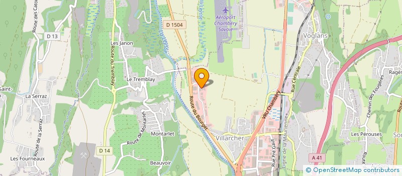 localisation de l'entreprise L'ENVOL  VOGLANS