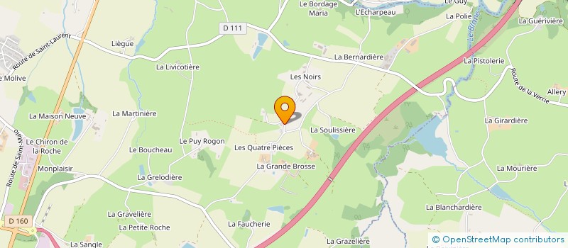 localisation de l'entreprise L'ENVOL à CHANVERRIE
