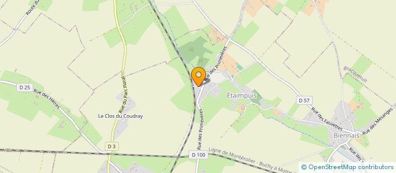 localisation de l'entreprise L'ENVOL  ETAIMPUIS