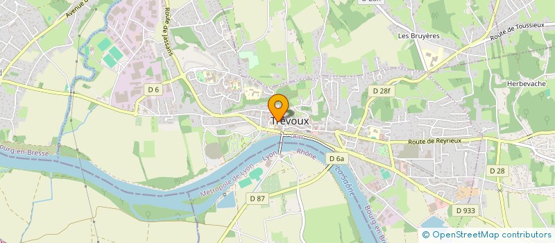 localisation de l'entreprise L ENVOL à TREVOUX
