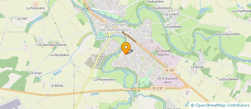 localisation de l'entreprise L'ENVOL à MONTAIGU-VENDEE