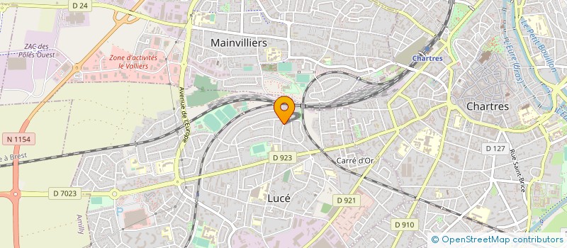 localisation de l'entreprise L'ENVOL à LUCE