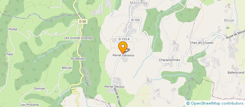 localisation de l'entreprise L'ENVOL  MASSINGY