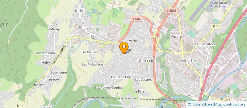 localisation de l'entreprise L'ENVOL  POISY