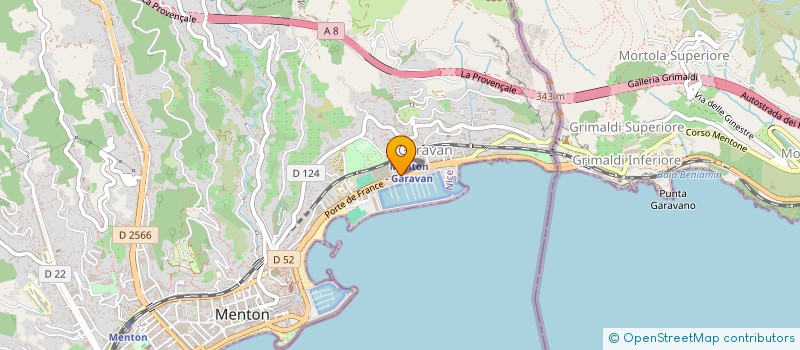 localisation de l'entreprise L'ENVOL à MENTON