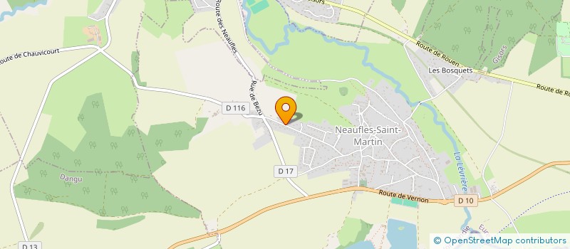 localisation de l'entreprise L'ENVOL  NEAUFLES-SAINT-MARTIN