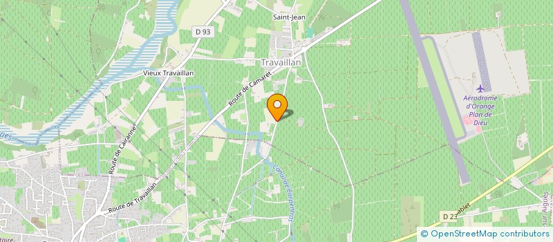 localisation de l'entreprise L'ENVOL  TRAVAILLAN