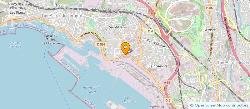 localisation de l'entreprise L'ENVOL à MARSEILLE