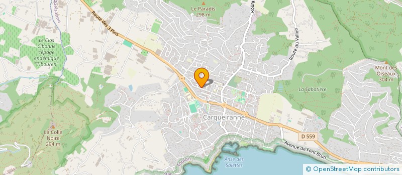 localisation de l'entreprise L'ENVOL ASSOCIATION  CARQUEIRANNE