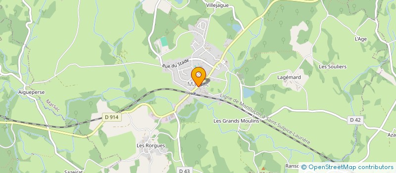 localisation de l'entreprise L'ENVOL DE L'HIRONDELLE à MARSAC