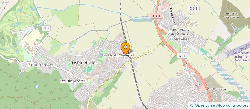 localisation de l'entreprise L'ENVOL DES LIBELLULES  BOUFFEMONT