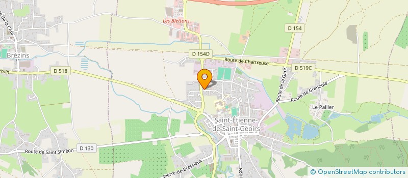 localisation de l'entreprise L'ENVOL DES POSSIBLES à SAINT-ETIENNE-DE-SAINT-GEOIRS