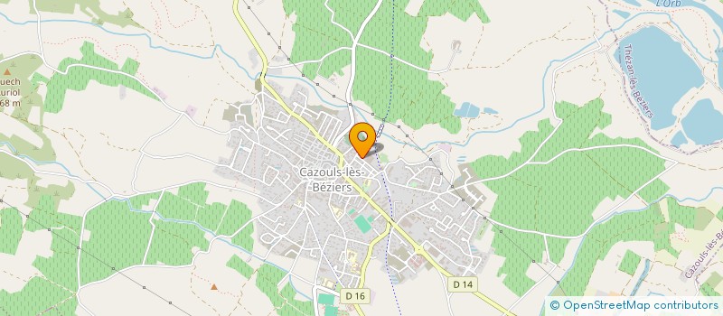 localisation de l'entreprise L'ENVOL DES POSSIBLES  CAZOULS-LES-BEZIERS