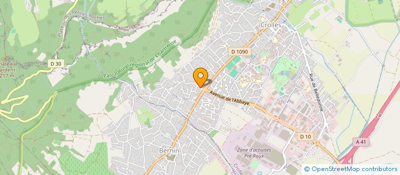 localisation de l'entreprise L'ENVOL DES SAVEURS à CROLLES