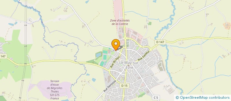 localisation de l'entreprise L'ENVOL DES SONS  LE MAY-SUR-EVRE