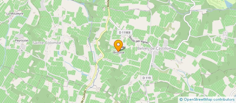 localisation de l'entreprise L'ENVOL DU BONHEUR  BELVES-DE-CASTILLON