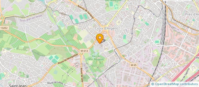 localisation de l'entreprise L'ENVOL DU HERON à MONTPELLIER