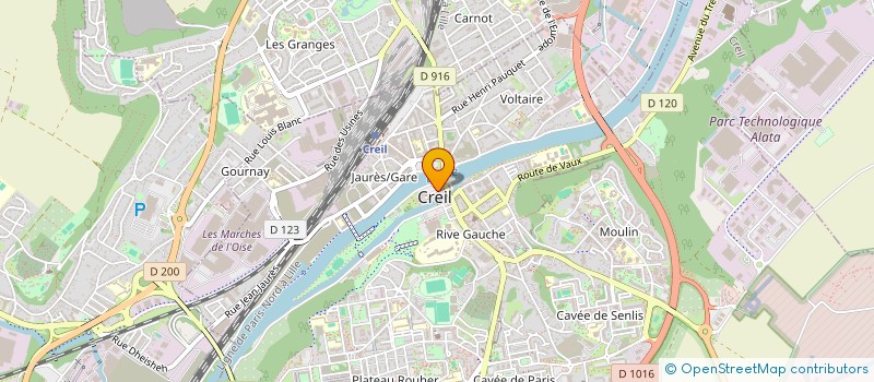 localisation de l'entreprise L ENVOL DU NID à CREIL