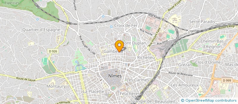 localisation de l'entreprise L'ENVOL DU PAPILLON  NIMES