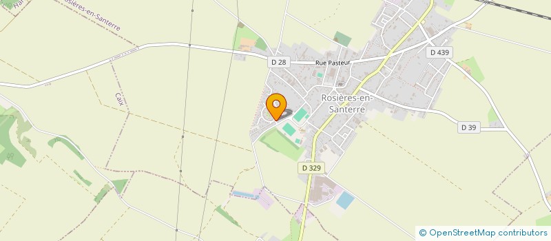 localisation de l'entreprise L'ENVOL GYMNIQUE  ROSIERES-EN-SANTERRE