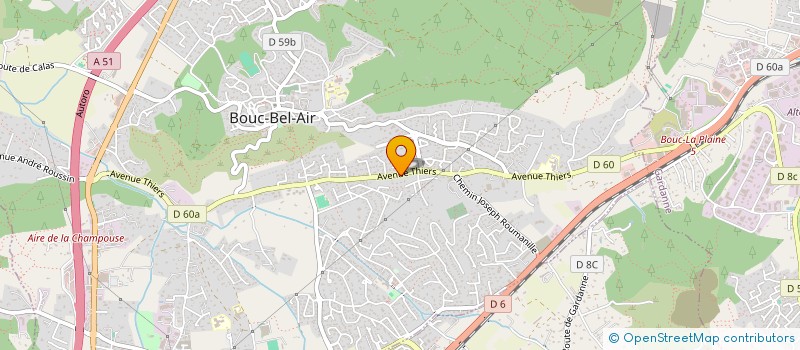 localisation de l'entreprise L'ENVOL LA COUVEUSE D'ENTR DE LA CIOTAT à BOUC-BEL-AIR