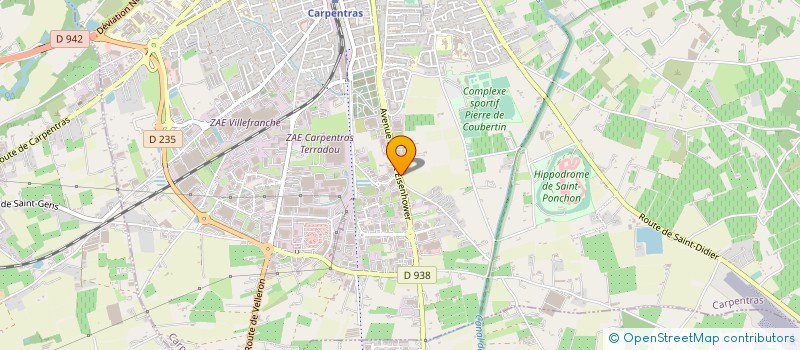 localisation de l'entreprise L'ENVOL SOLIDARITE à CARPENTRAS