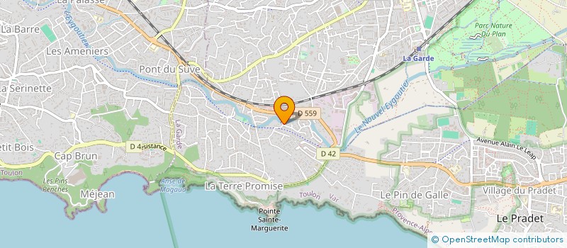 localisation de l'entreprise L'ENVOLEE à LA GARDE
