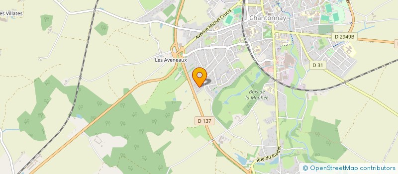localisation de l'entreprise L'ENVOLEE à CHANTONNAY