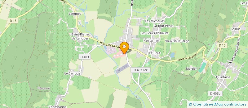 localisation de l'entreprise L'ENVOLEE  PERONNE