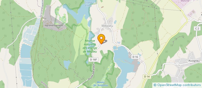 localisation de l'entreprise L'ENVOLEE  CREYS-MEPIEU