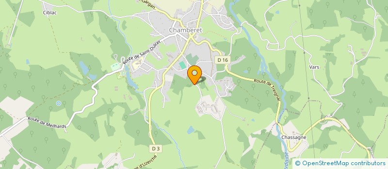 localisation de l'entreprise L'ENVOLEE CHAMBERTOISE (ALEC)  CHAMBERET