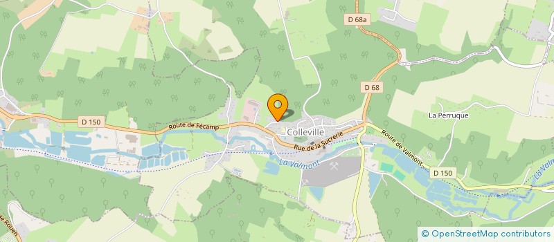 localisation de l'entreprise L'ENVOLEE CREATIVE  COLLEVILLE