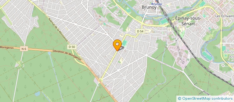 localisation de l'entreprise L'ENVOLEE D'ESSEN'S à BRUNOY